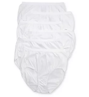 Cotton Brief Panty - 6 Pack White Pack 5