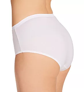 Cotton Brief Panty - 6 Pack White Pack 5
