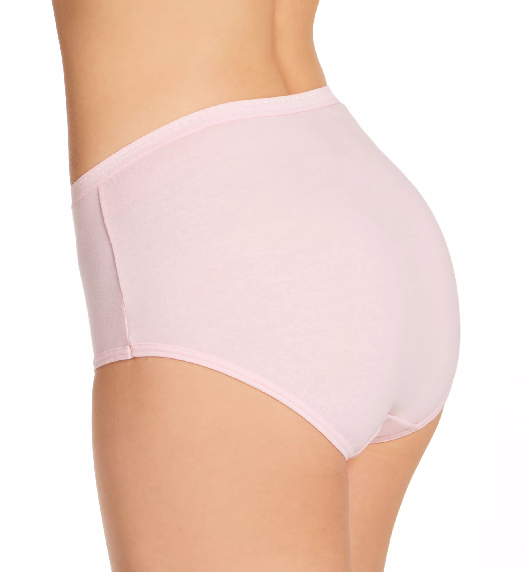 High Rise Full Coverage Solid Colour Cotton Stretch Hipster Assorted Panty (Pack of 6) main image 0
