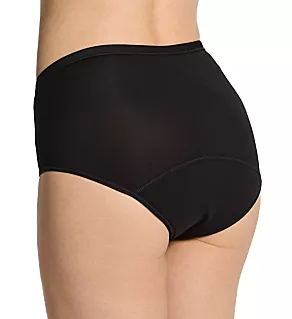 Ultimate Comfort Period Super Micro Brief - 2 Pack Black/Black S
