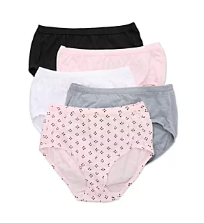 Ultimate ComfortSoft Brief Panties - 5 Pack Assorted OOO 5
