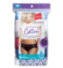 Hanes Cotton Hipster Panty - 6 Pack 41H6CC - Image 3