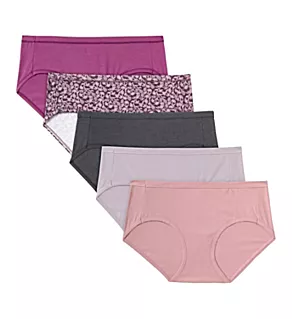 Cotton Stretch Hipster Panty - 5 Pack