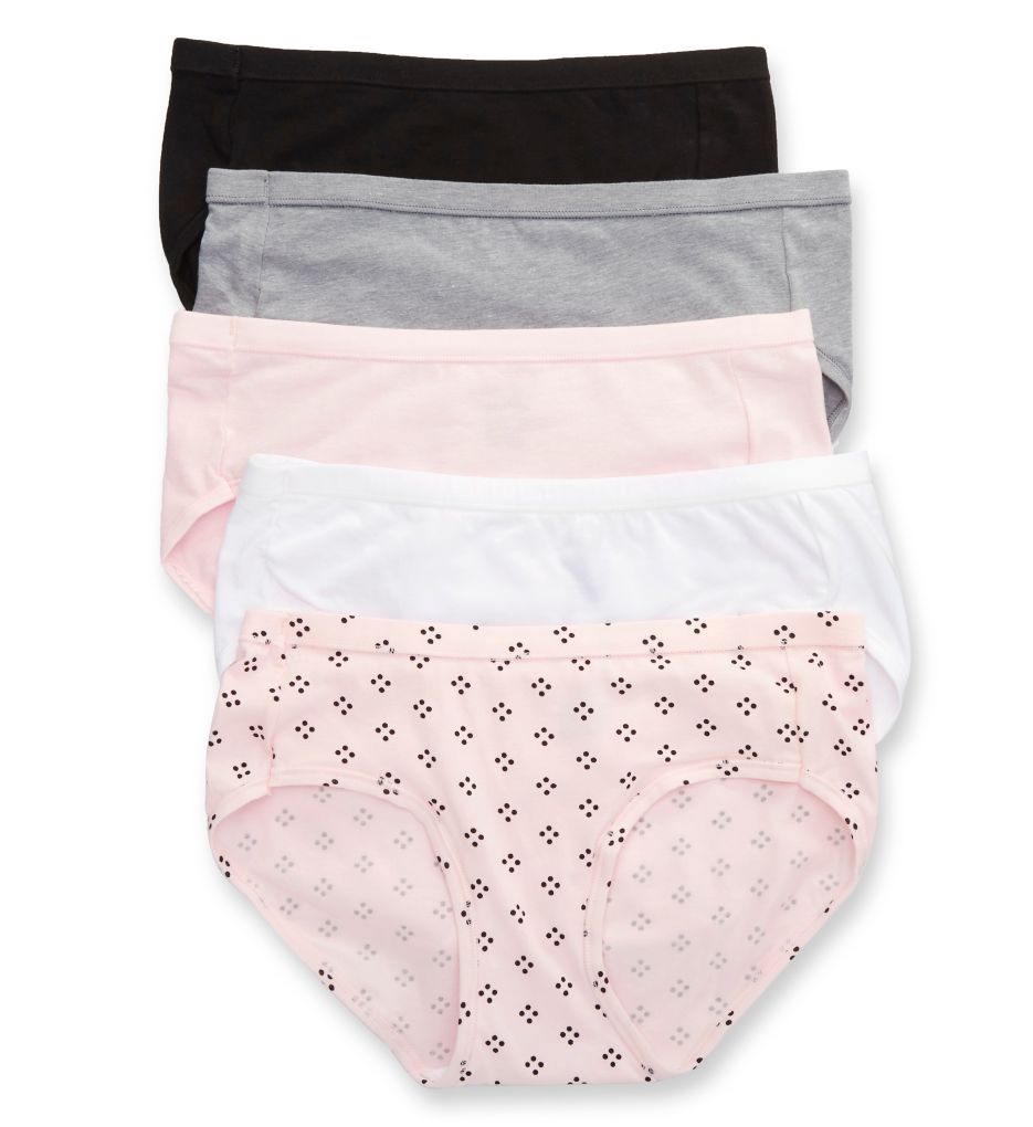 Hanes Women's Cotton Stretch Hipster Panty - 5 Pack in Assorted | Plus Size 9 | HerRoom.com