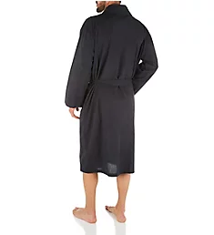 Woven Shawl Robe BLK M/L