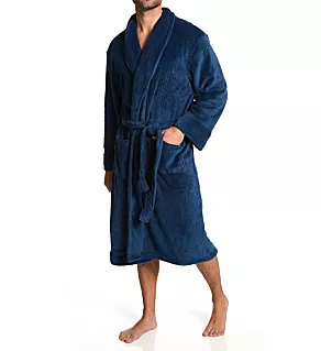 Ultimate Plush Soft Touch Robe Navy O/S