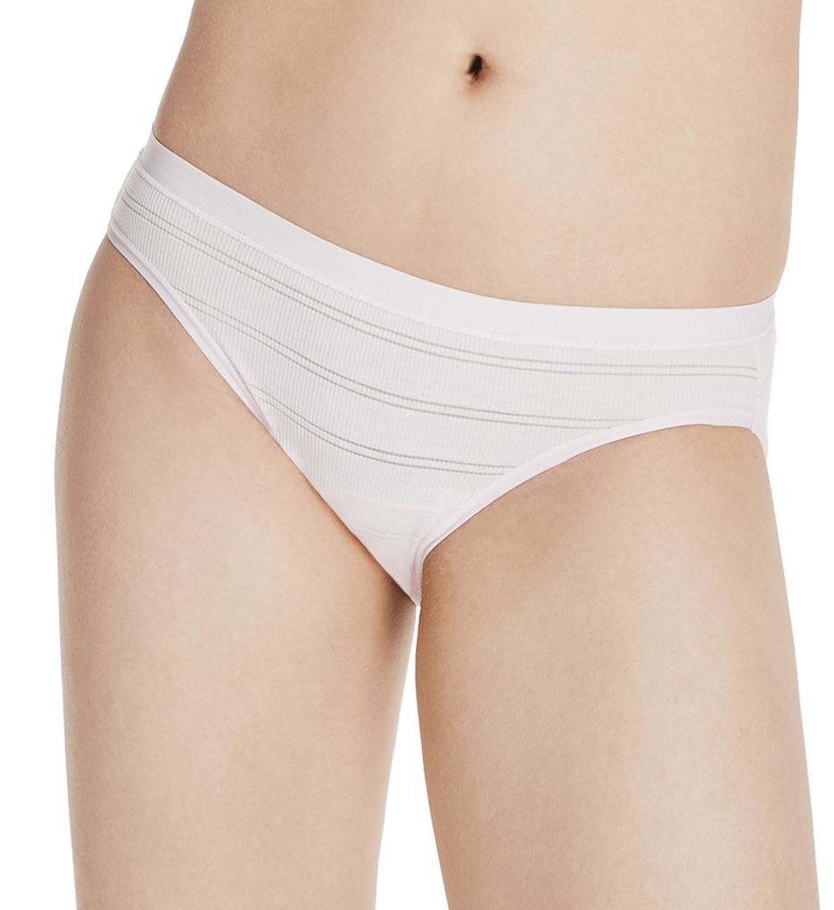 Women's Hanes 42W5CS Cotton Stretch Bikini Panty - 5 Pack  (Green/Lilac/Lavender 6) 