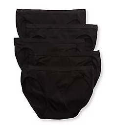 Cotton Stretch Bikini Panty - 5 Pack Black Pack 5