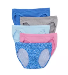 Cotton Stretch Bikini Panty - 5 Pack