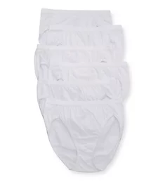 Cotton Hi-Cut Panty - 6 Pack White Pack 5