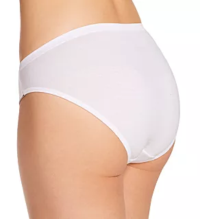 Cotton Hi-Cut Panty - 6 Pack PnkWhtHtrBKPurple 5