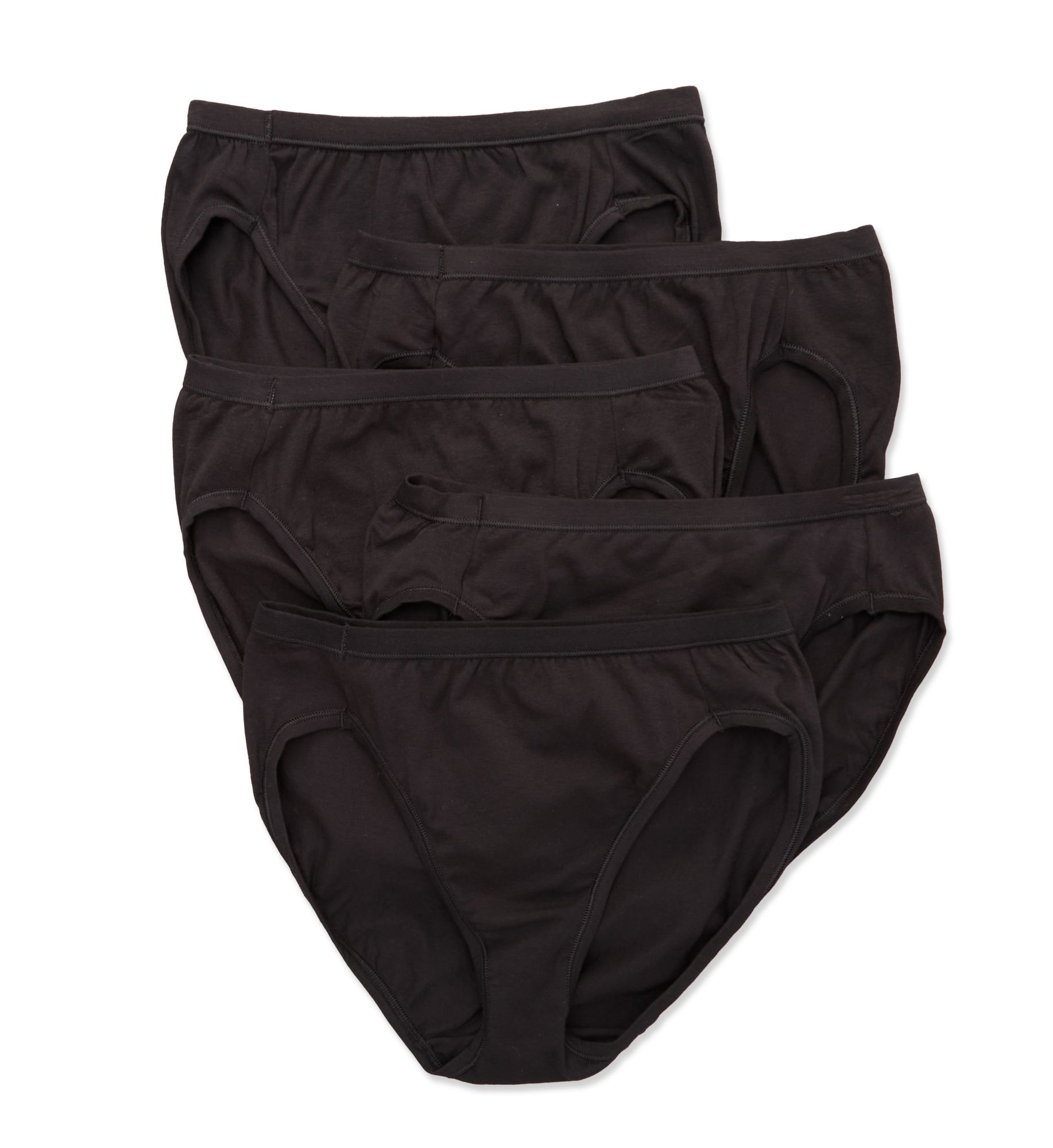 Hanes Women's Ultimate ComfortSoft High Cut Panties - 5 Pack in Assorted Mbf | HerRoom.com