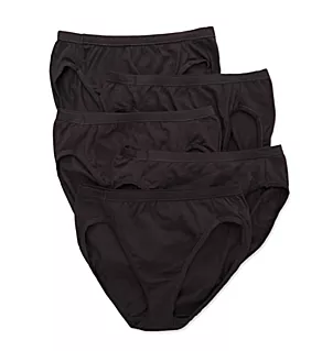 Ultimate ComfortSoft High Cut Panties - 5 Pack Assorted MBF 5