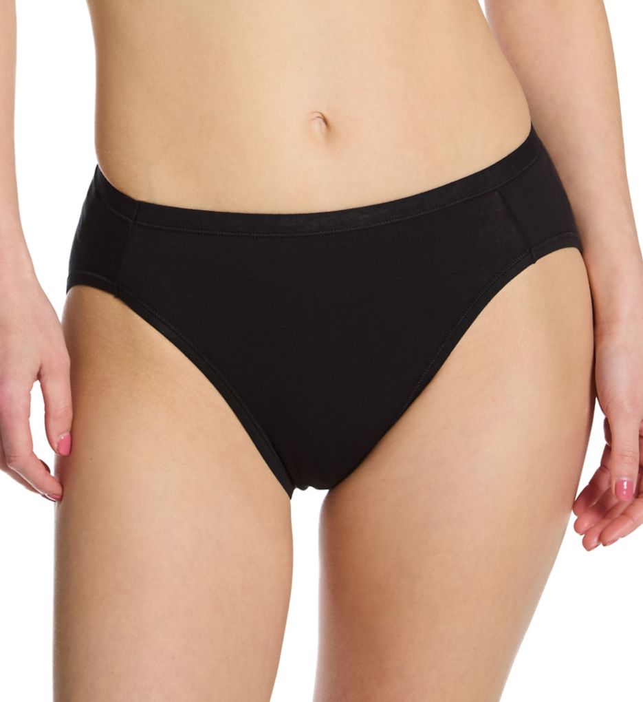 Hanes Ultimate ComfortSoft High Cut Panties - 5 Pack 43W5CS - Image 1