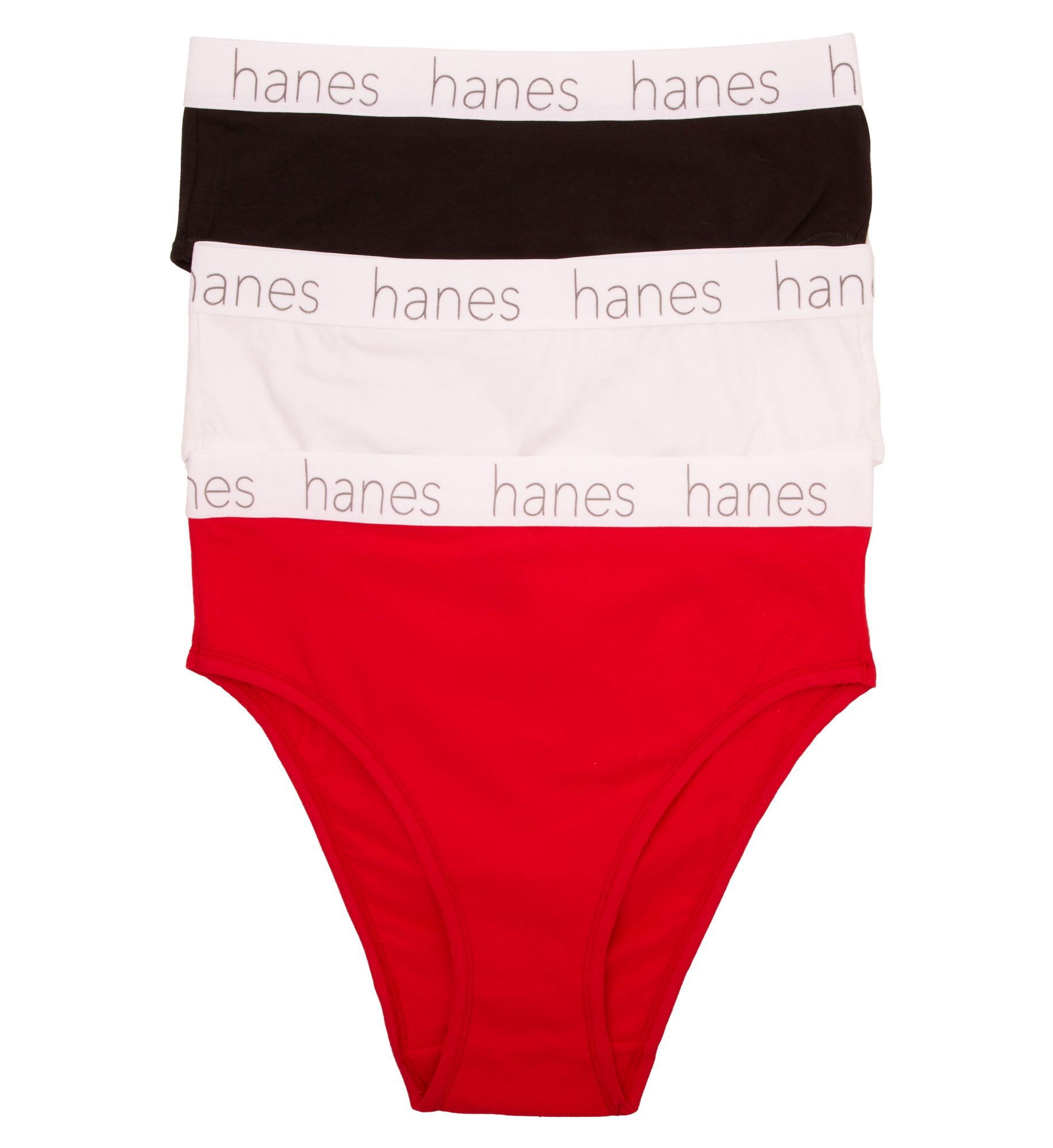 Hanes 45UOHL Originals Stretch Hi-Leg Panty – 3 Pack