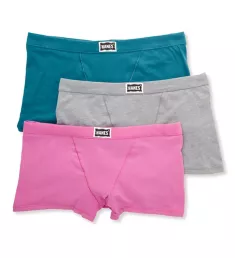 Original Stretch Vintage Boxer Brief - 3 Pack Pink/Black/Pattern S