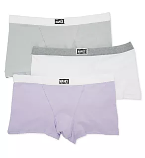 Original Stretch Vintage Boxer Brief - 3 Pack Lilac/White/Silver S