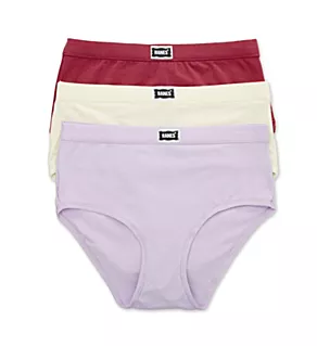 Ultimate Originals Vintage Brief Panty - 3 Pack Ivory/Purple/Purple S