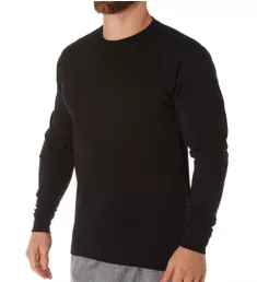 100% Cotton Long Sleeve Pocket T-Shirt BLK S