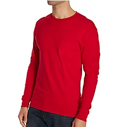 100% Cotton Long Sleeve Pocket T-Shirt DRE S