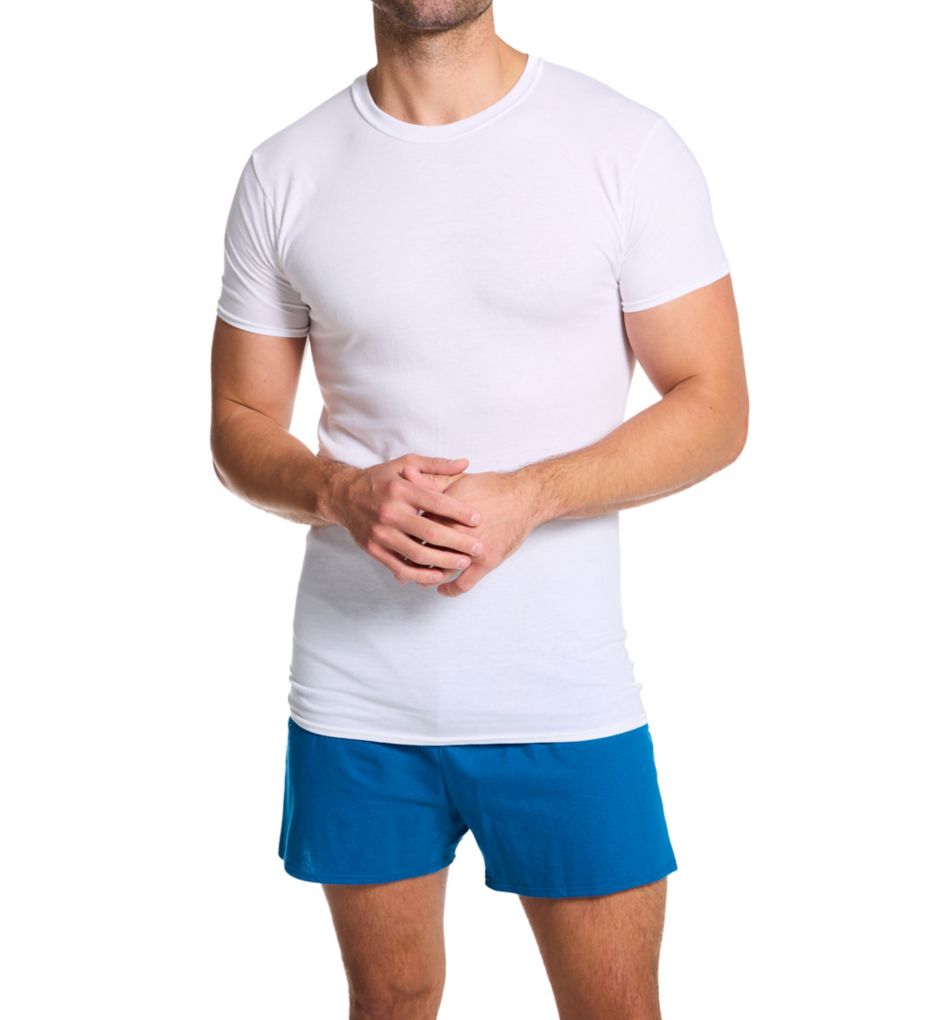 Hanes Ultimate Cotton Knit Boxer - 4 Pack 709KB4 - Image 3