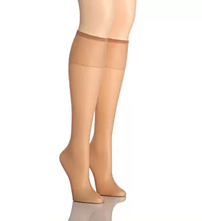 Silk Reflections Knee High - 2 Pair Pack Little Color O/S