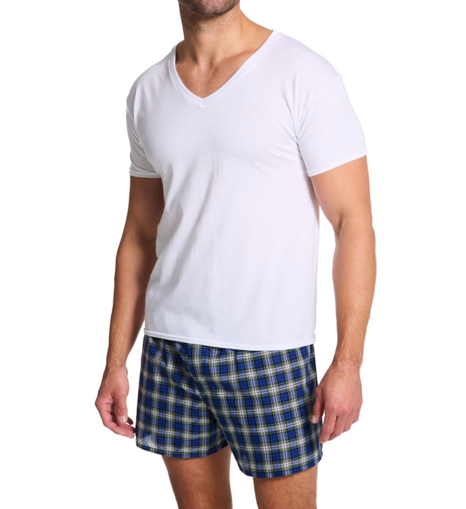 Hanes Ultimate Woven Boxer - 4 Pack 745BP4 - Image 3