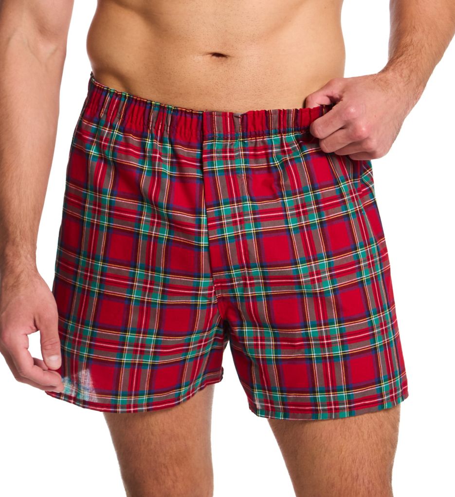 Hanes Ultimate Woven Boxer - 4 Pack 745BP4 - Image 1