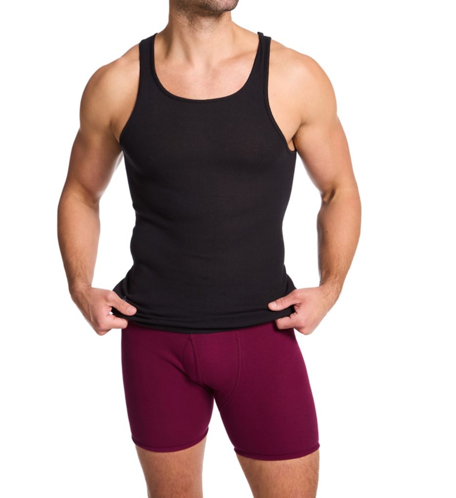 Hanes Ultimate Cotton Boxer Brief - 4 Pack 7692 - Image 4