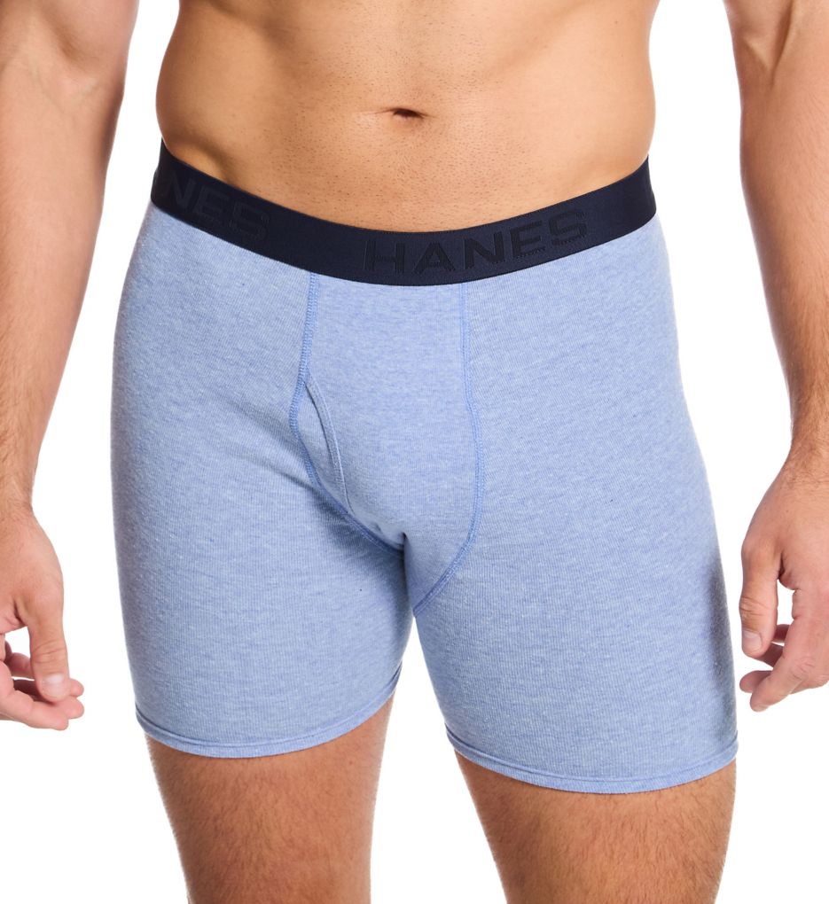 Hanes Ultimate Cotton Boxer Brief - 4 Pack 7692 - Image 1