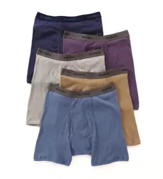 Premium Cotton Stretch Boxer Briefs - 5 Pack