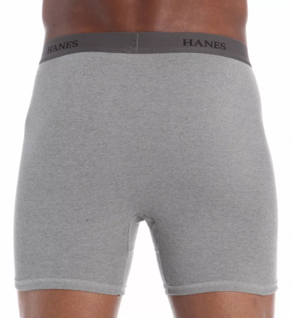 Premium Cotton Assorted Knit Boxers - 5 Pack by Hanes