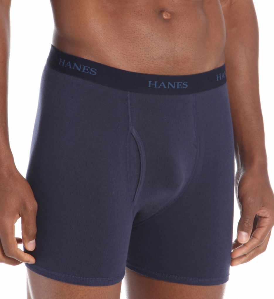 Premium Cotton Stretch Boxer Briefs - 5 Pack by Hanes