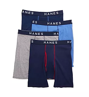 Ultimate Cotton Boxer Brief - 4 Pack Assorted S