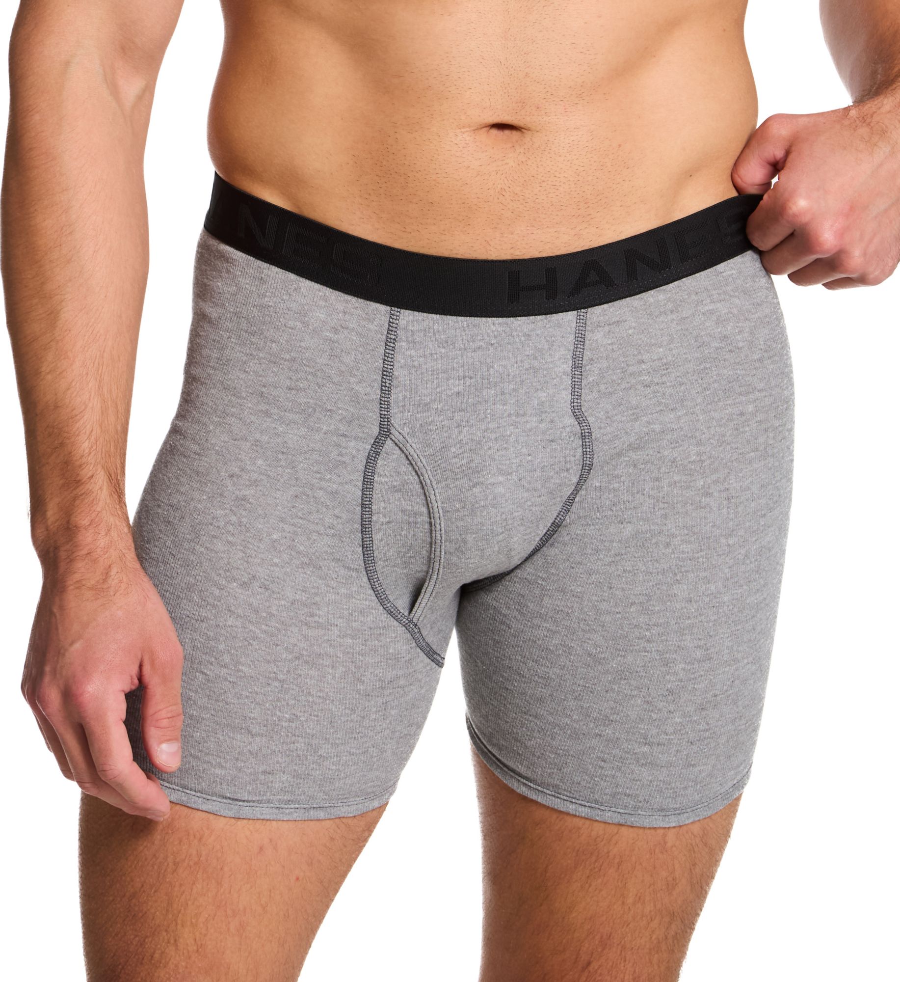 Hanes Ultimate Cotton Boxer Brief - 4 Pack 769PA4 - Image 1