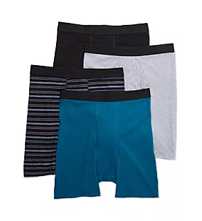 Ultimate Cotton Boxer Brief - 4 Pack Assorted 2XL