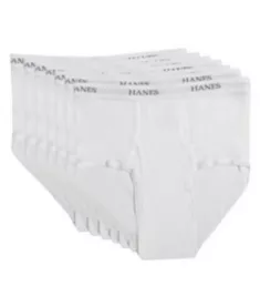 Premium Cotton Full-Cut White Briefs - 7 Pack