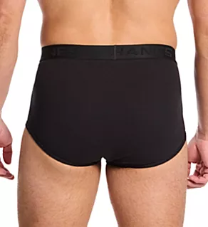 Ultimate Cotton Full Rise Brief - 6 Pack Black/Grey Assorted 2XL