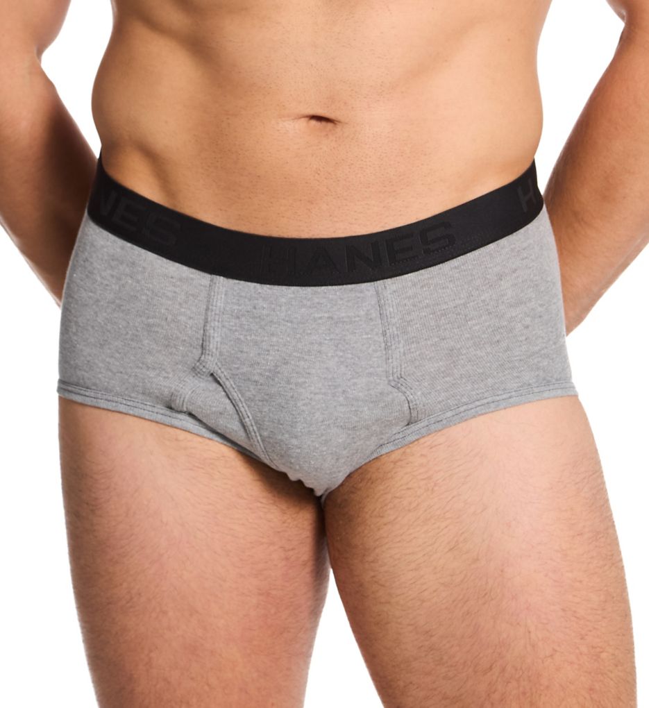 Hanes Ultimate Cotton Full Rise Brief - 6 Pack 7766 - Image 1