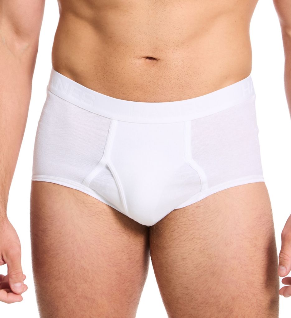 Hanes Ultimate Cotton Full Rise Brief - 6 Pack 776WB6 - Image 1