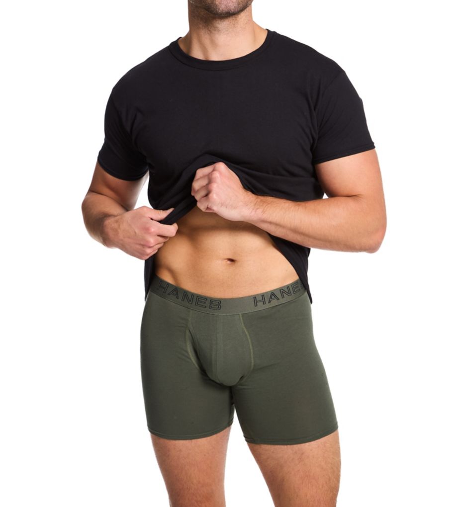 Hanes Ultimate Cotton Crew T-Shirt - 5 Pack 78705 - Image 5