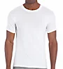 Hanes Premium Cotton White Crew Neck T-Shirts - 6 Pack 7870W6 - Image 1