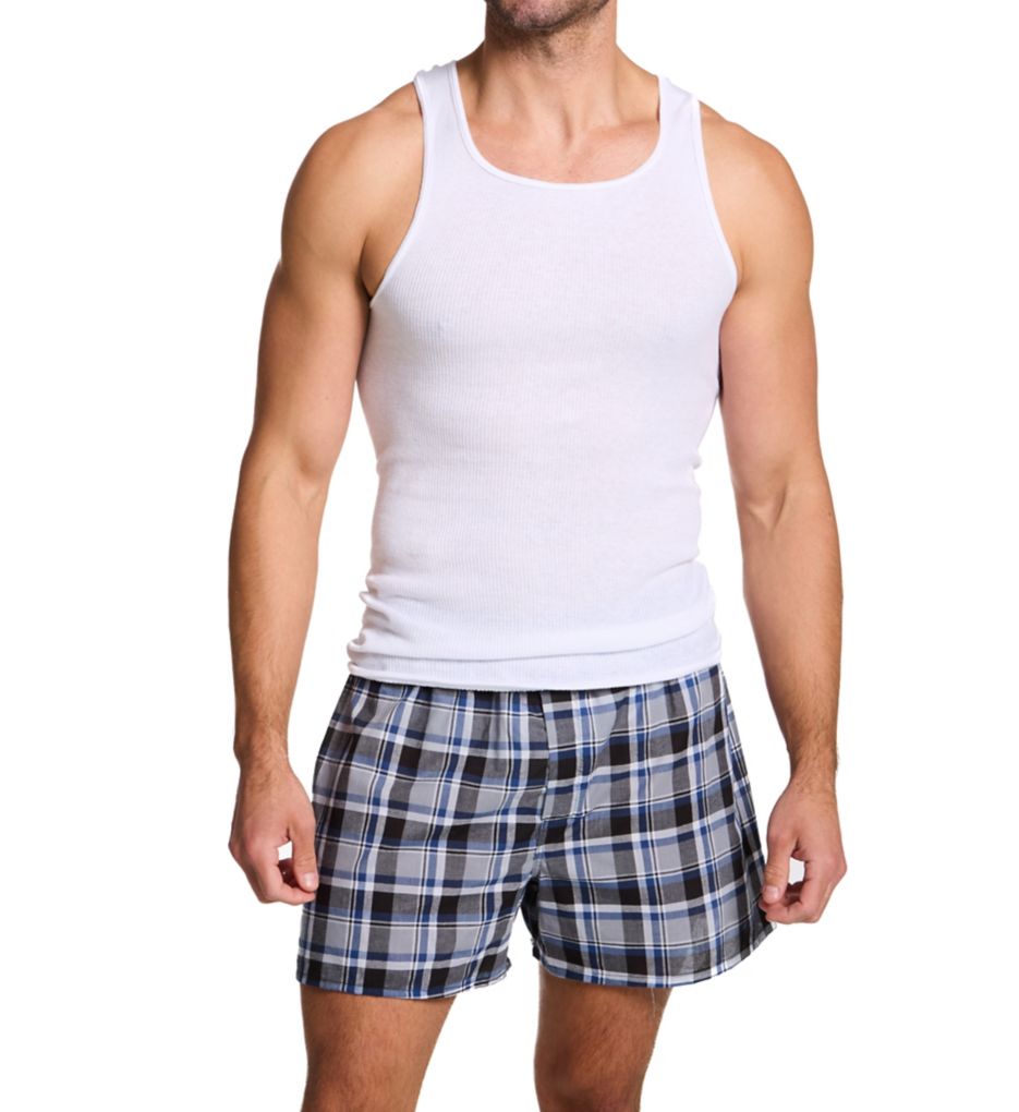 Hanes Ultimate Woven Boxer - 4 Pack 798WB4 - Image 3