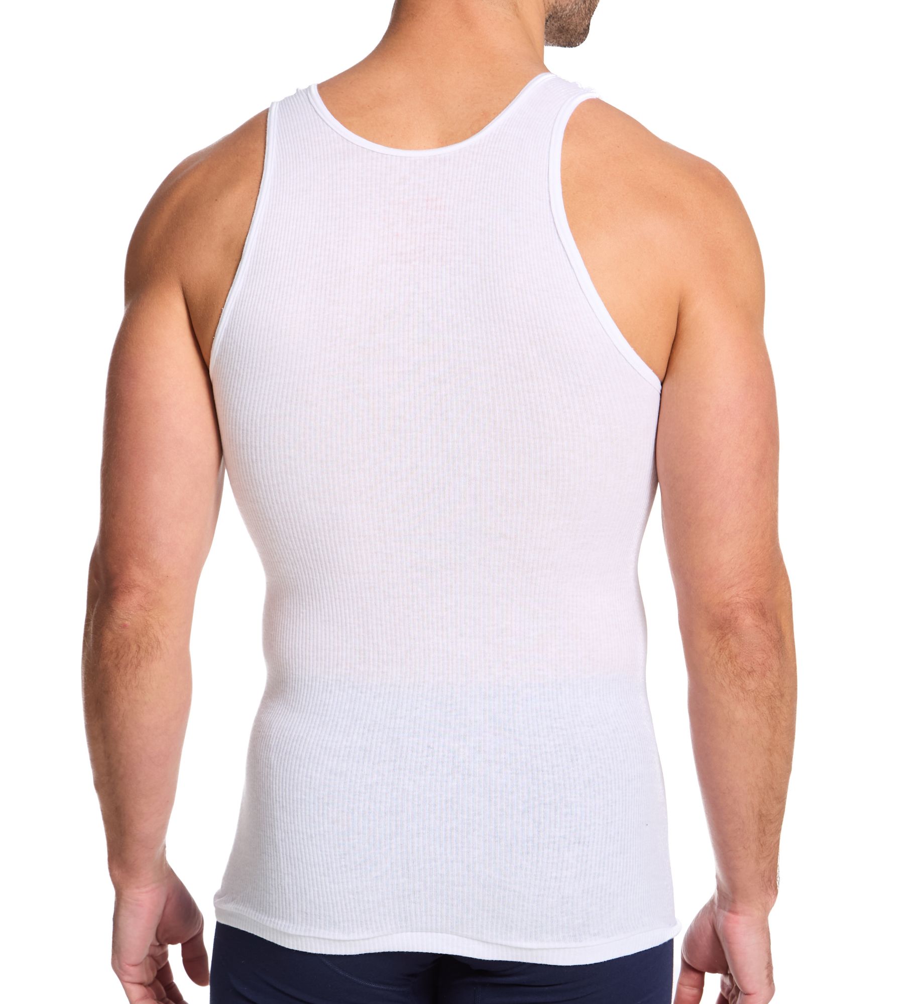 Hanes Ultimate Cotton A-Shirt - 6 Pack 7993T6 - Image 2