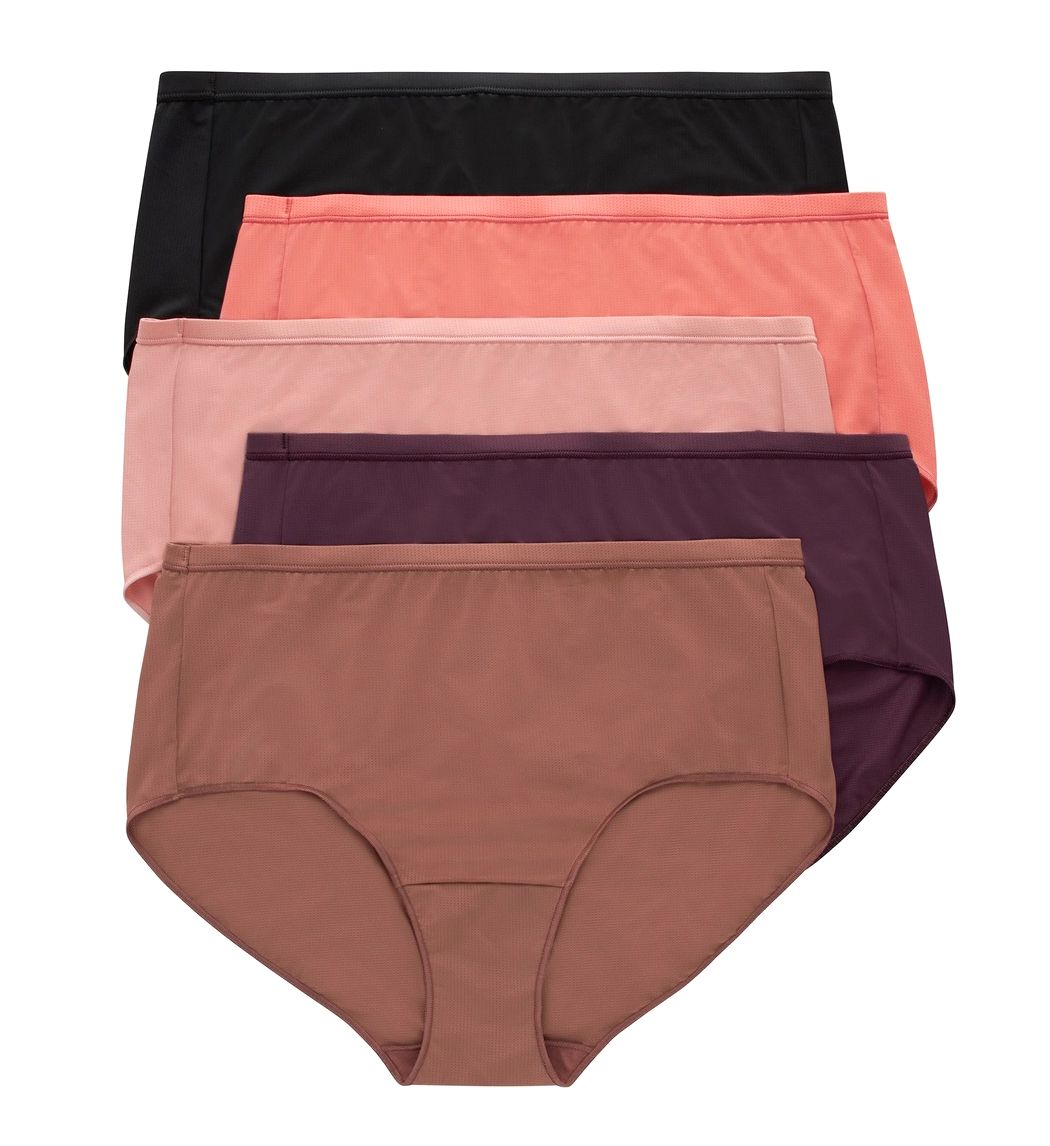 Hanes BXP40A Just My Size Mesh Brief Panty – 5 Pack