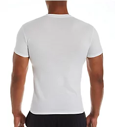 ComfortBlend Slim Fit Crew T-Shirts - 4 Pack WHT S