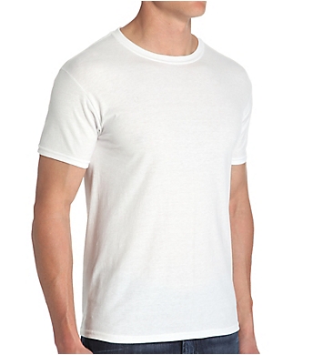 Hanes ComfortBlend Slim Fit Crew T-Shirts - 4 Pack
