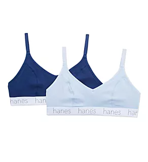 Triangle Bralette - 2 pack Navy Eclipse/ Lilac S
