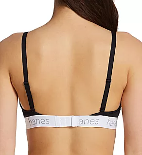 Triangle Bralette - 2 pack Black/Black S