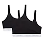Hanes Scoop Stretch Cotton Blend Bralette - 2 pack DHO102 - Image 4